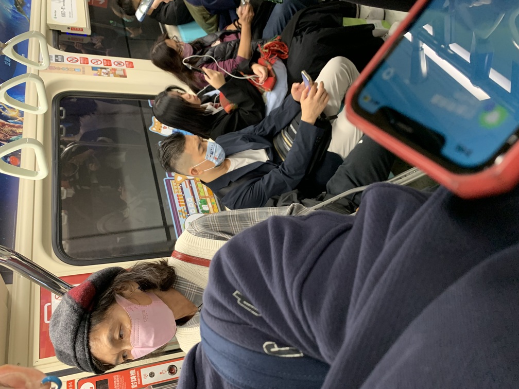 2024-12-04<br>捷運上的廣告，上面有白蘿蔔。